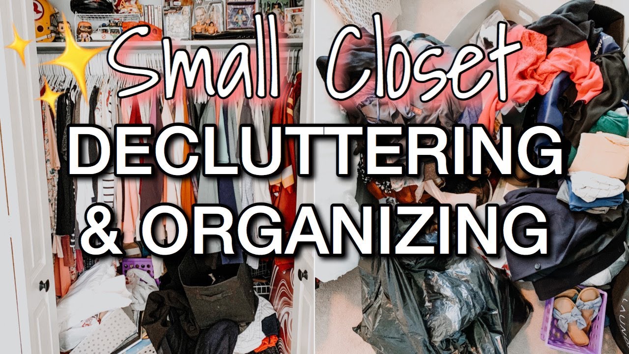Extreme Small Closet Declutter & Organization