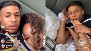 Nle Choppa And His Girlfriend Yungblasian Gets Freaky On Ig Live😱