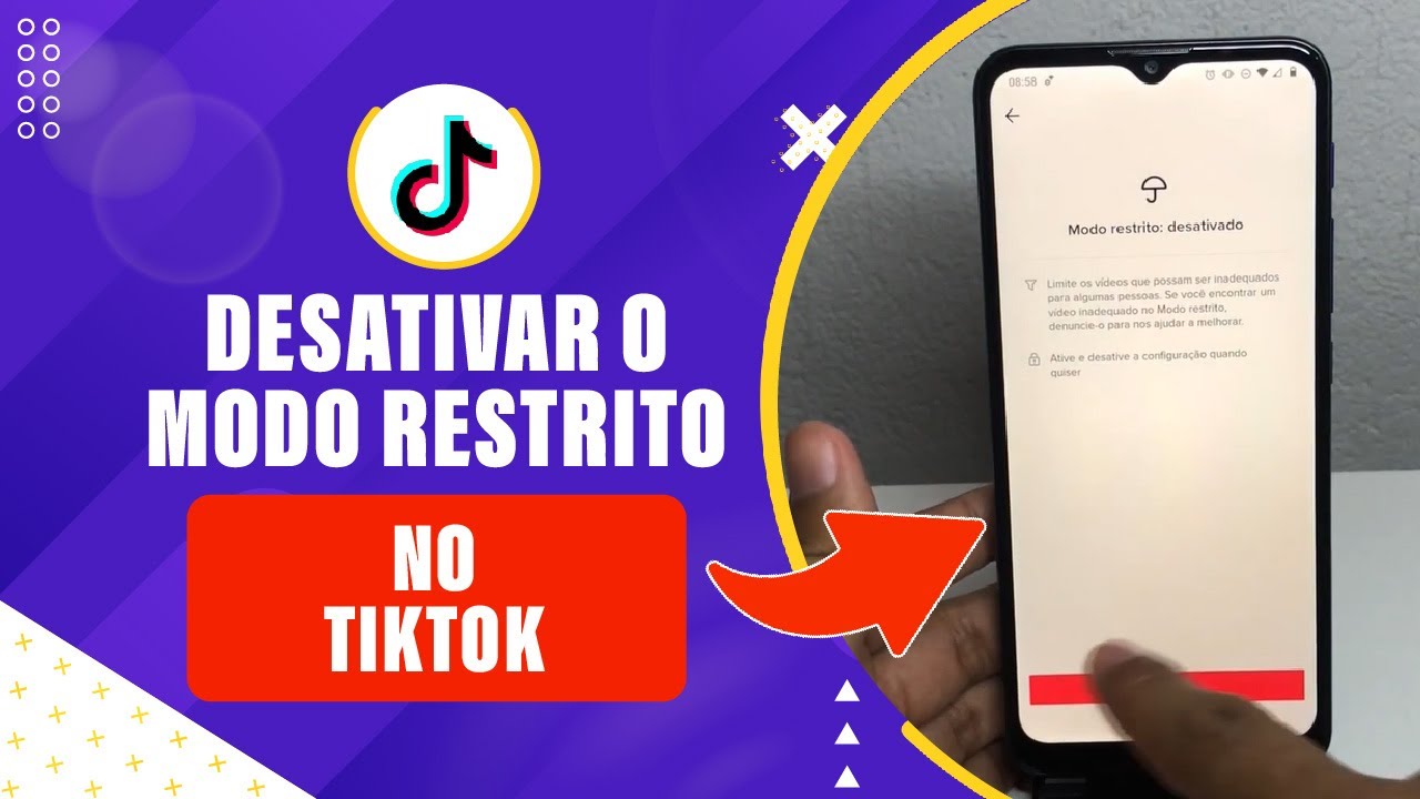 Como Desativar Modo Restrito no TikTok - Tutorial Passo a Passo - YouTube