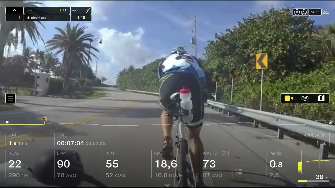 Picchi Ugo, Palm Beach  16km  3%   mt57