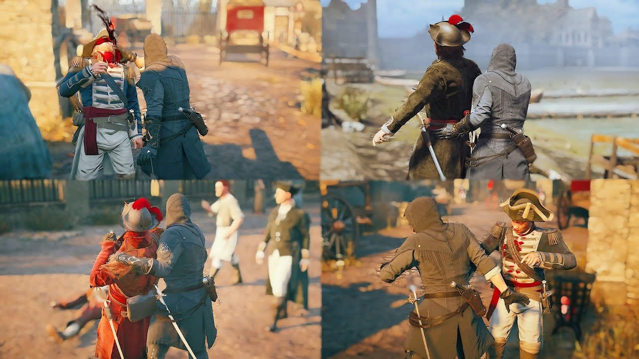 Every Low Profile Kill Animation in AC Unity