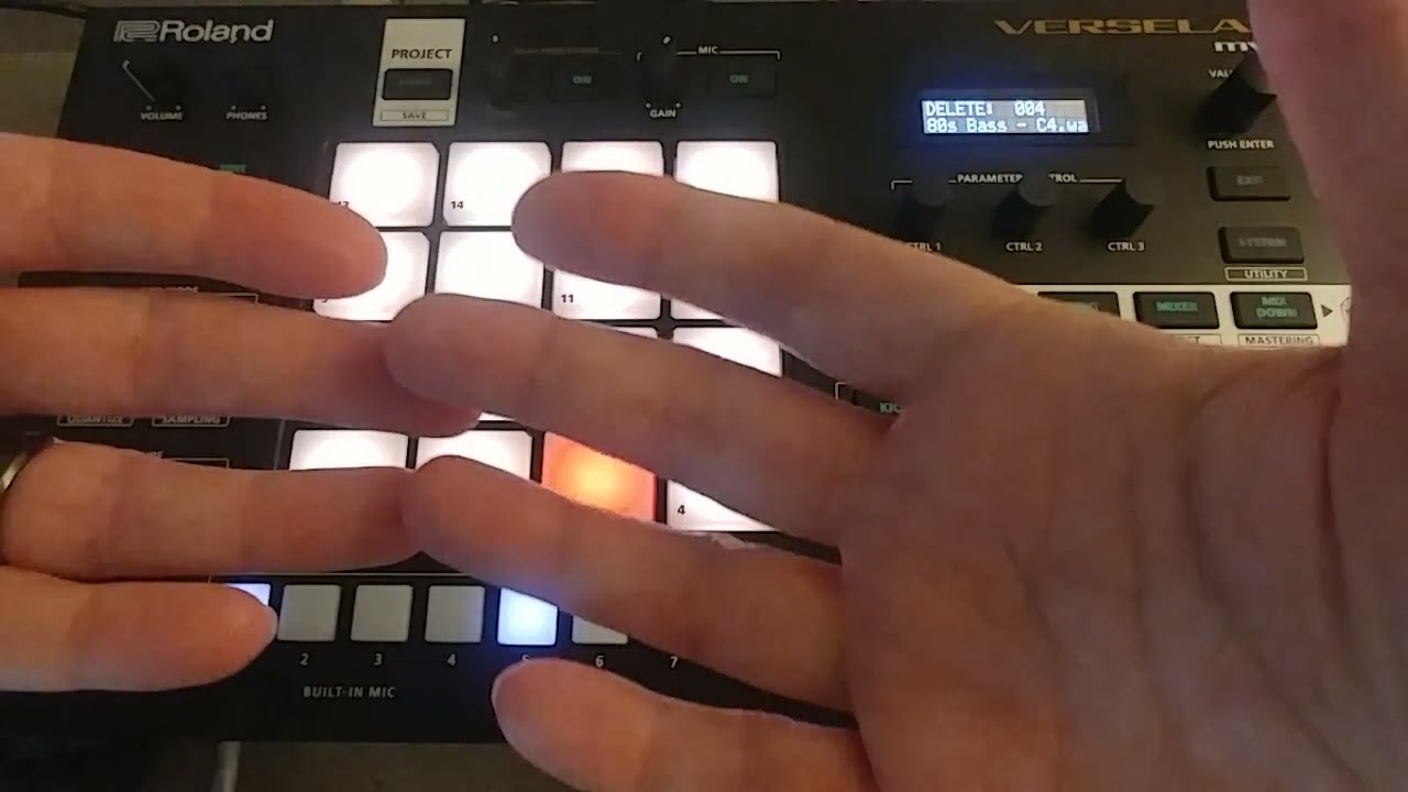 Roland Verselab MV-1: Sampler/Looper memory vs User Memory