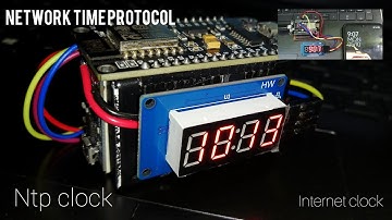How to make internet clock using node mcu and tm1637 | Network time protocol | NTP | TM1637 | CLOCK