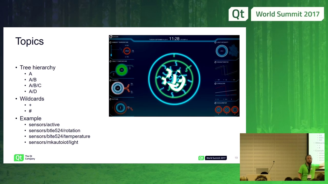 QtWS17   Qt and Mqtt, Maurice Kalinowski, The Qt Company