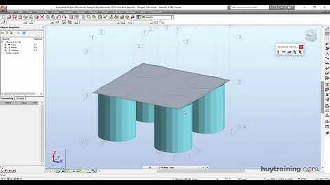 Thiết kế đài móng cọc trong Robot Structural   Elsoft vn