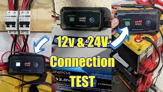 Full Connection TEST 20A 12V/24V MPPT Wireless Solar Charge Controller By Bateria Power