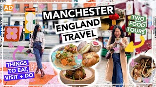 Eating and Exploring Manchester | England UK Food Travel Vlog 2022
