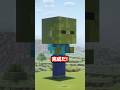 ゾンビくんのお家を建ててあげたら #マイクラ #マインクラフト #minecraft #shorts