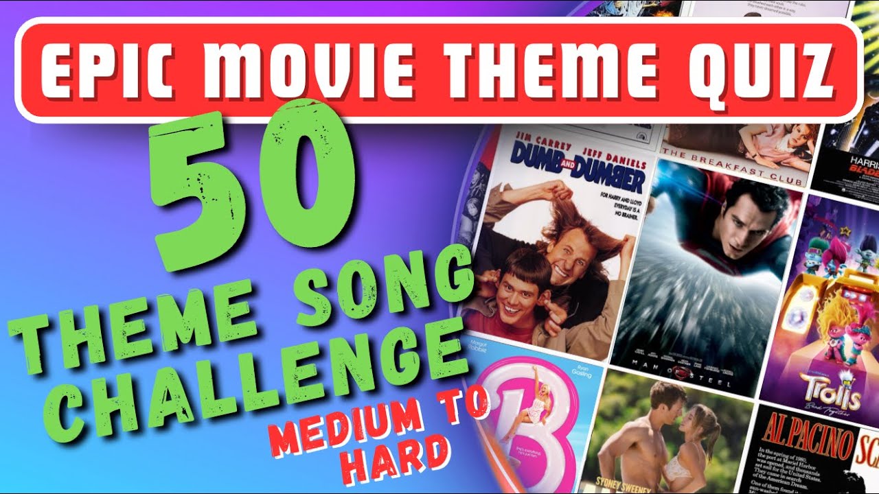 Guess The Movie Theme Song Quiz Challenge (50 MORE Epic Tracks)