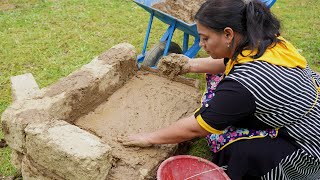 Mountain Village Life: I Built a Clay Mini Oven for Pizza and Kharak Bread