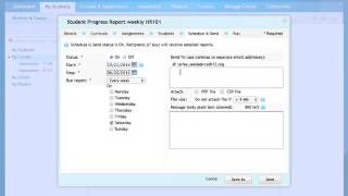 Compass - Weekly Student Progress Report Set-Up