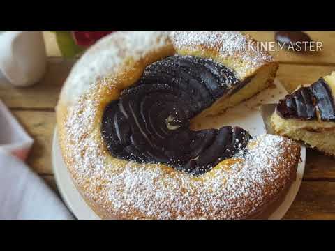 Torta con crema al cioccolato