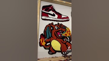 Making a Custom Rug Using a Tufting Gun (TikTok)