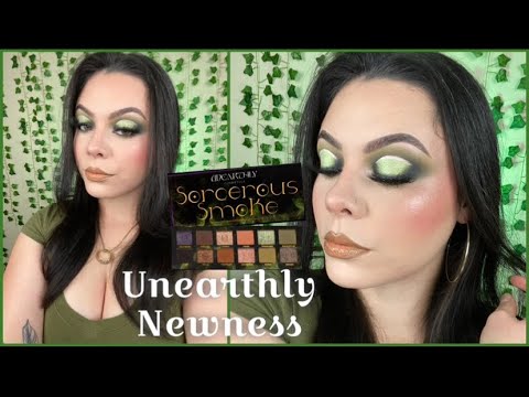 NEW UNEARTHLY COSMETICS SORCEROUS SMOKE PALETTE | TUTORIAL - YouTube