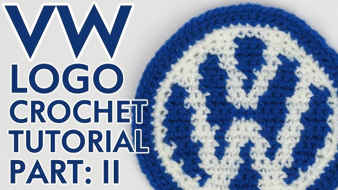 VW Logo Crochet Tutorial (Part 1) 