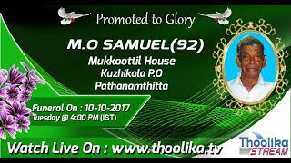 M. O Samuel(92) | Church Session