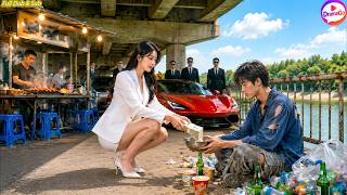 Dragon King Pretends To Be Beggar To Test Girls, Unexpectedly Female CEO Hires Him For Husband