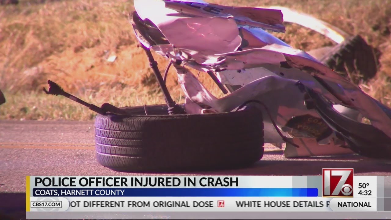 2 injured in Harnett County crash after police officer runs stop sign ...