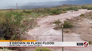 Flooding leaves 3 dead in Four Corners region of New Mexico screenshot 3