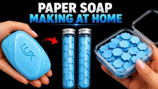 Homemade Paper Soap Making Kit 🧼/homemade paper soap/how to make paper soap/easy homemade paper soap