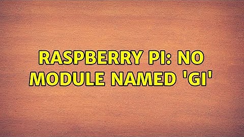 Raspberry Pi: No module named 