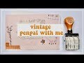 🍂 penpal with me vintage theme #3 | maiden manila