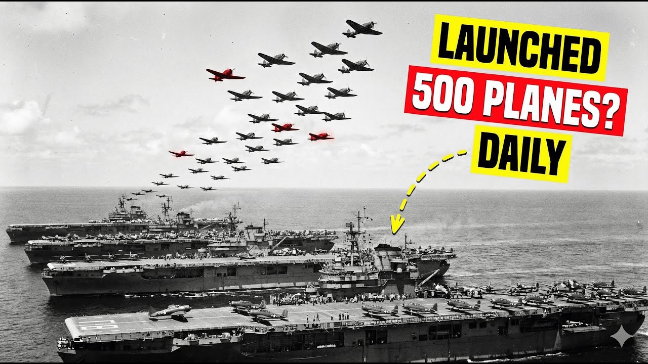 Japanese Soldiers 'Couldn’t Believe' Aircraft Carriers Launched 500 Planes Daily