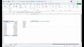 Get pivot Data