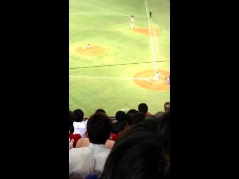 20131016 CSファーストstage  村田 タイムリー^_^見えずらいですが。
