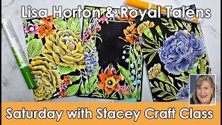 640 So many different ways to use 3D Embossing Folders including Royal Talens Ecoline Markers