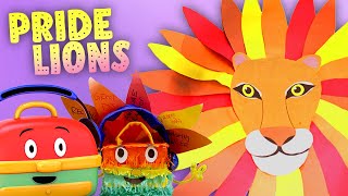 Craft Time: Pride Lions  | Crafts for Toddlers | Educational Videos for Preschoolers | Mental Health