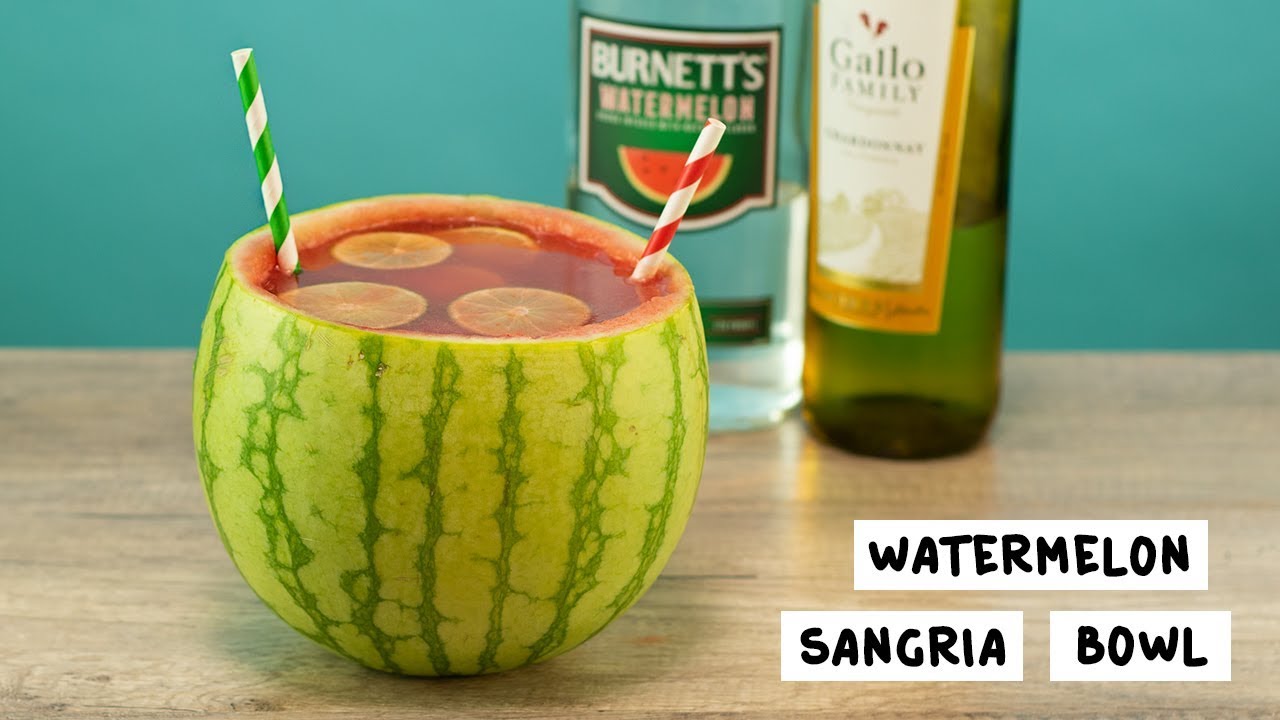 Watermelon Sangria Bowl