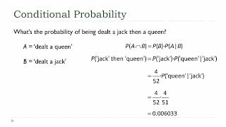 Conditional Probability Examples Net Worth