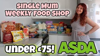ASDA WEEKLY FOOD SHOP HAUL AS A SINGLE MUM FOR UNDER £75! Gluten Free Asda Grocery Haul Weekly Shop