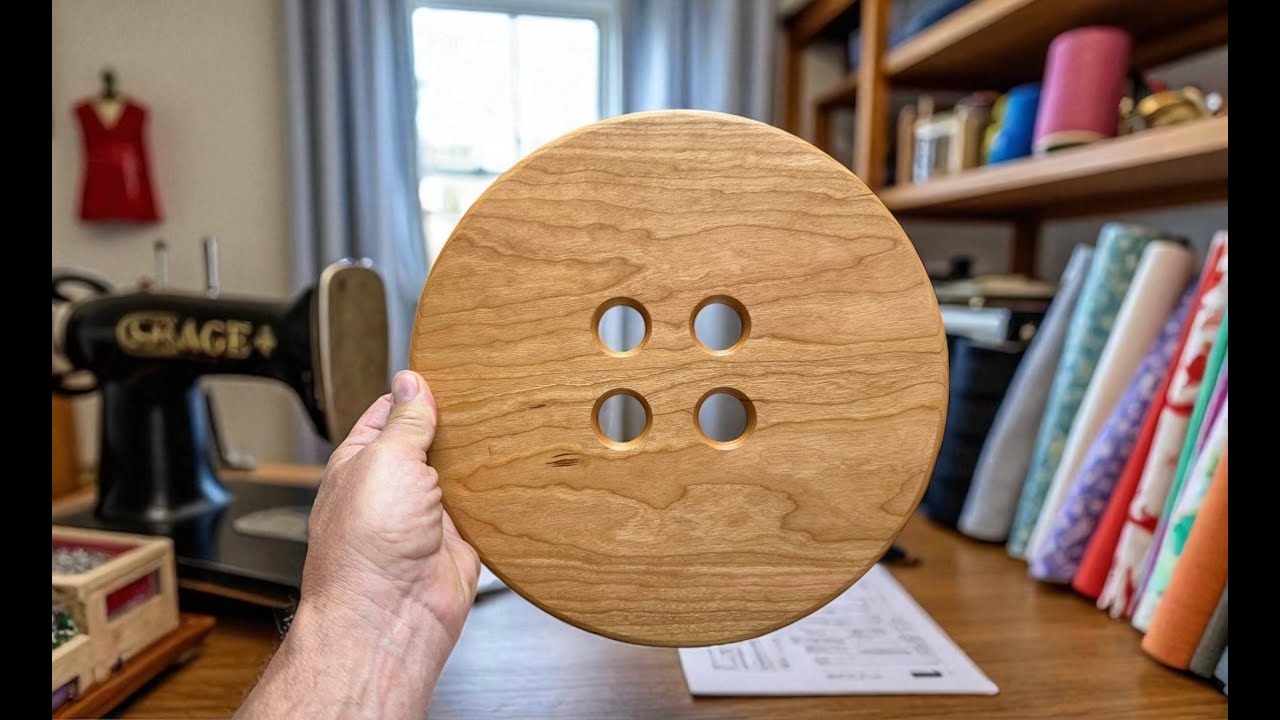 Profitable Wood Working Projects That Sell - Button Wall Hanging