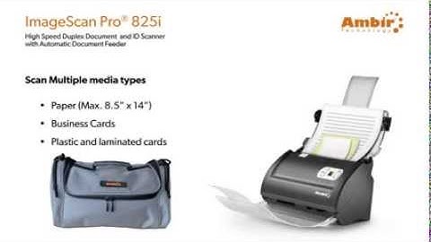 Ambir ImageScan Pro 825i ADF Scanner