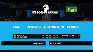 How to Reverse String in Cobol - Interview FAQ