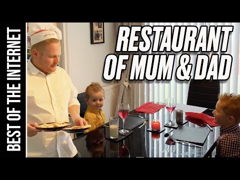 Parents Create A Lockdown Restaurant At Home For Their Kids | Best Of The Internet | LADbible