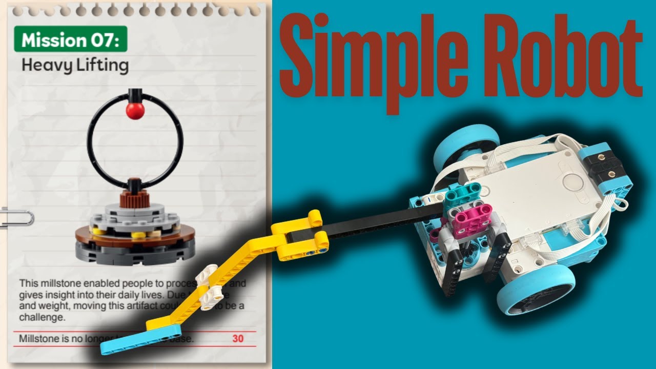 FLL UNEARTHED - Mission 07: Heavy Lifting | Solved with a simple robot!