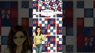 4th of July Quilt Seamless Pattern Digital Download