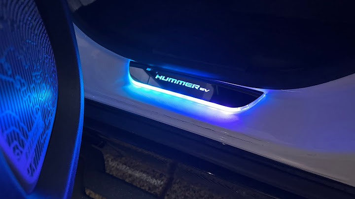Hummer EV Illuminated Door Sills NOW for Sale!