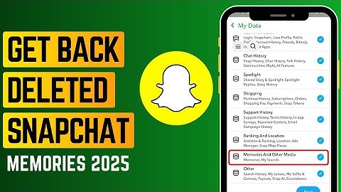 How to Recover Deleted Memories on Snapchat (2025) | Restore Deleted Snapchat Memories