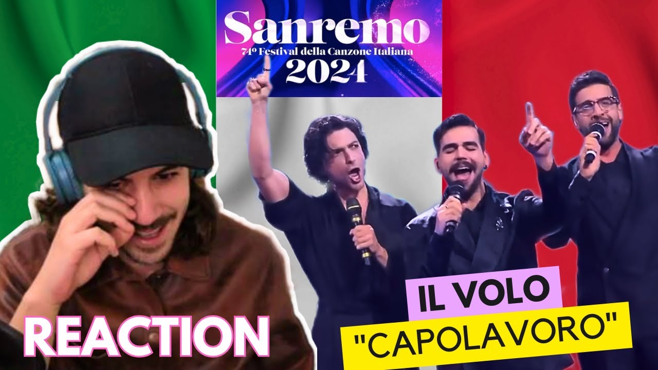 🇮🇹 Il Volo - Capolavoro Reaction SANREMO 2024 (SUBTITLED) Italia Sanremo 2024 Prima Serata