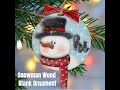Hi Snowman Ornament
