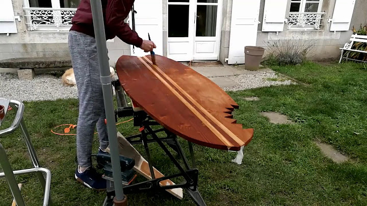 MY SHARK BITE SURFBOARD TABLE