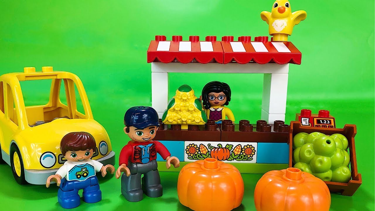 DUPLO Farmer's market 10867 play, instructions - YouTube