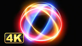 4K Abstract Orb with Motion Dynamic Trails! Abstract Neon Geometry! Relaxation Screensaver!