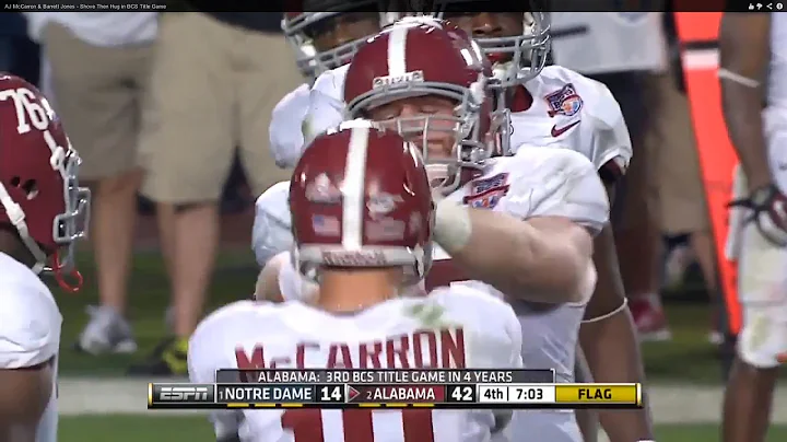 AJ McCarron & Barrett Jones - Shove Then Hug in BC...