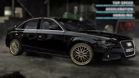 nfs most wanted  - Audi A4 3.0 TFSi Mod Gameplay