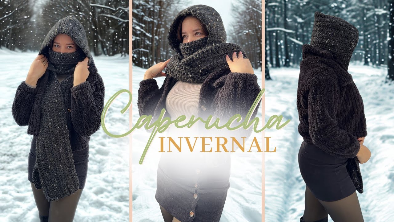 Tutorial CAPERUCHA INVERNAL 💚Mayelin Ros